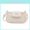 Pu Small Crossbody Bag With Bow Detail For Daily Casual And Street Style