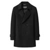 2025 Men's Luxury Woolen Down Coat - Double-Sided, Plus Size, Warm & Lightweight for Autumn/Winter Business Wear