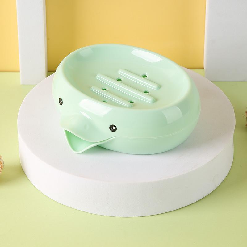1pc Unique Soap Dish - Self-Draining, Plastic, Bathroom Soap Rack with Sink Storage, Creative Home Decor and Bathroom Accessories