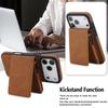 2 in 1 Detachable Magnetic Leather Wallet Card Solt Phone Case For iPhone 17 Pro Max 16 Plus 15 14 13 Kickstand RFID Bag Cover