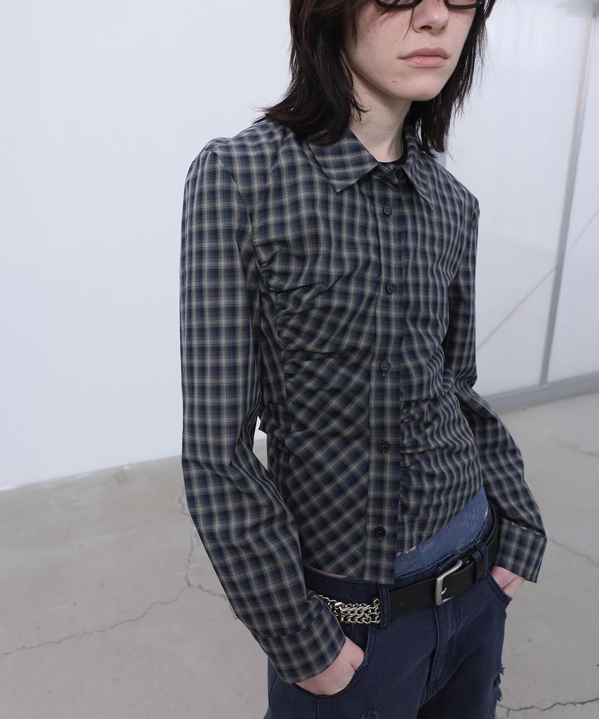 LCDC™ Asymmetric Button Shirt (Navy)