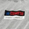 Men's Converse X Thisisneverthat Crossover Logo Printing Sports Round Neck Short Sleeve Light Grey 10022709-A02