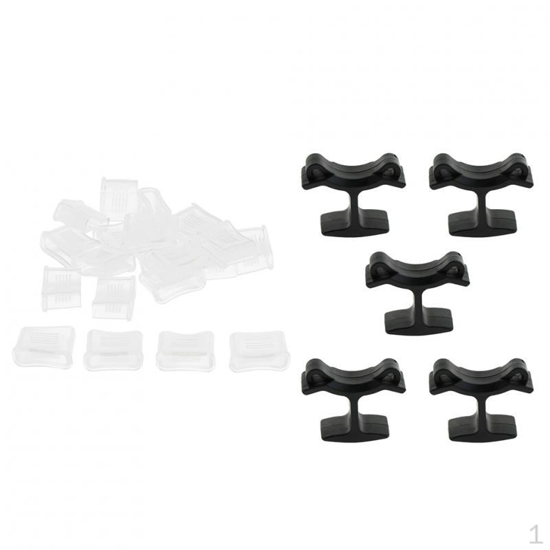 

5 шт. судейских свистков и 20 шт. мягких накладок для рта Защитная замена для