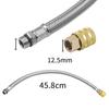 Quick Release Metal Tire Inflation Chuck Auto Locking Brass Connector 12.5mm Thread For Truck Motorcycle Tire Repair tool