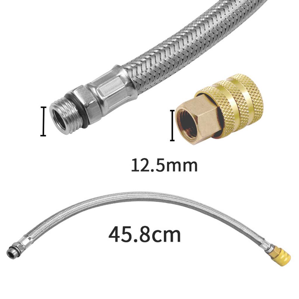 Quick Release Metal Tire Inflation Chuck Auto Locking Brass Connector 12.5mm Thread For Truck Motorcycle Tire Repair tool