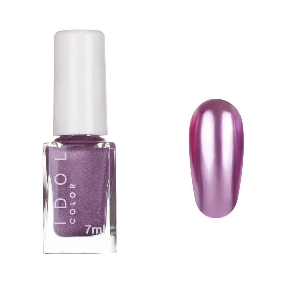 Mirror Metal Nail Polish, Non-baking and Long-lasting, Non-peeling, Quick-drying 12-color Metallic Nail Polish