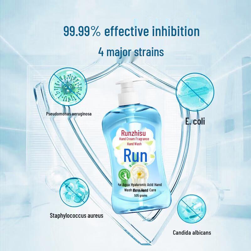 Liby Runzhisu Camellia Scent Moisturizing Hand Wash (2x505g)