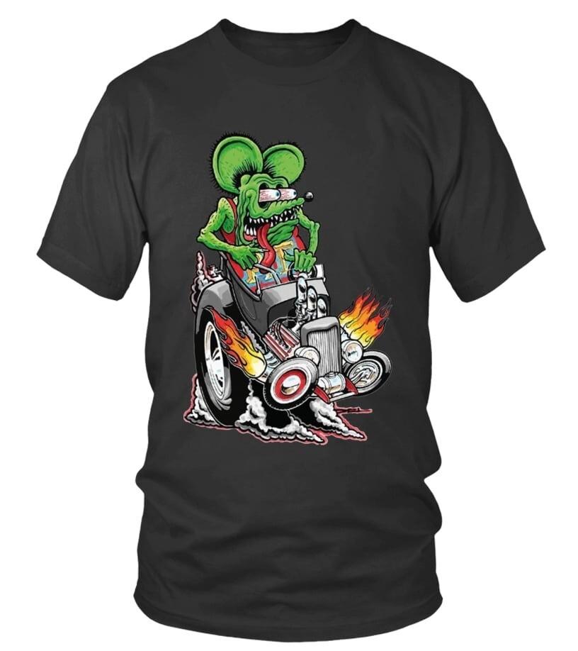 Rat Fink Car T-shirt Unisex T-Shirt S