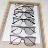 Fashion Light-sensitive Color-changing Retro Large Frame Myopia Glasses Anti-Blue Light Hundred Reduced Degree Eyeglasses