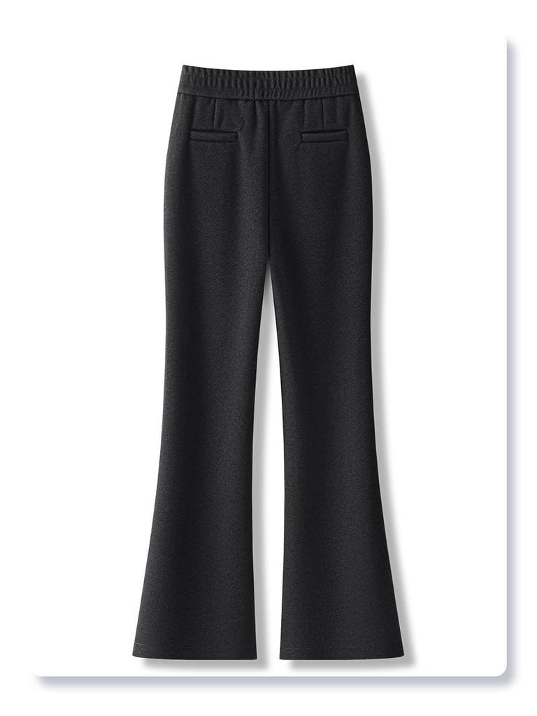 Apricot Women's High-Waisted Wool Flare Pants - 2024 Autumn/Winter Collection