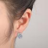 High-End Water Drop-Shaped Zircon Stud Earrings, Commuting Fashion And Cold Wind Stud Earrings.