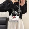 Bow Handbag Large Capacity Waterproof Single Shoulder Bag Adjustable Strap sweet cute Casual shopping Tote Bag
