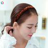 Einfaches mattes Kettengewelle gezahntes Haarband Finishing für abstehende Haare Kopfband Outdoor Haarreifen zum Gesichtwaschen Kopfbedeckung Haarschmuck