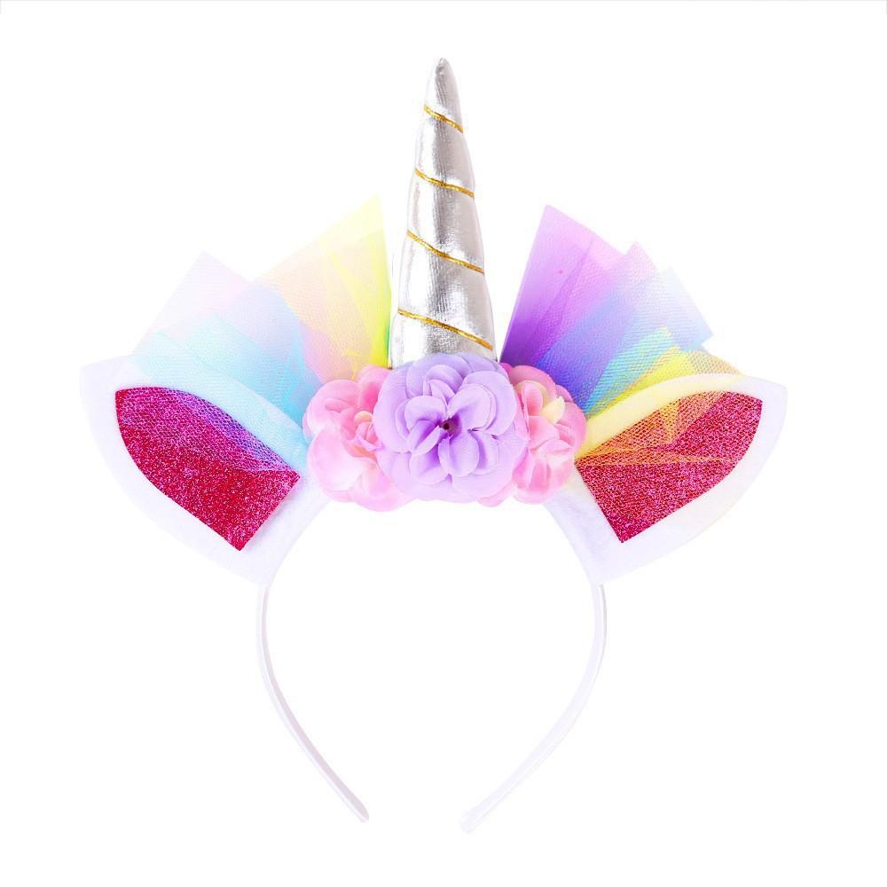 Unicorn princess accessories set, linking crown necklaces, headbands, girls' princess dress accessories, cross-border foreign trade