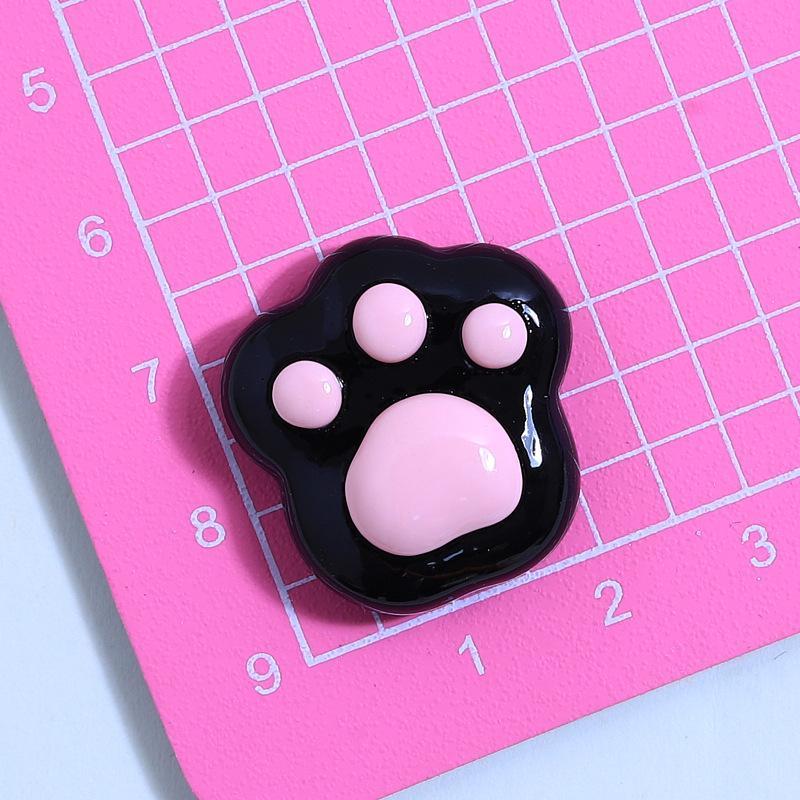 Dark Orange Cat Resin DIY Jewelry & Shoe Buckle Accessories