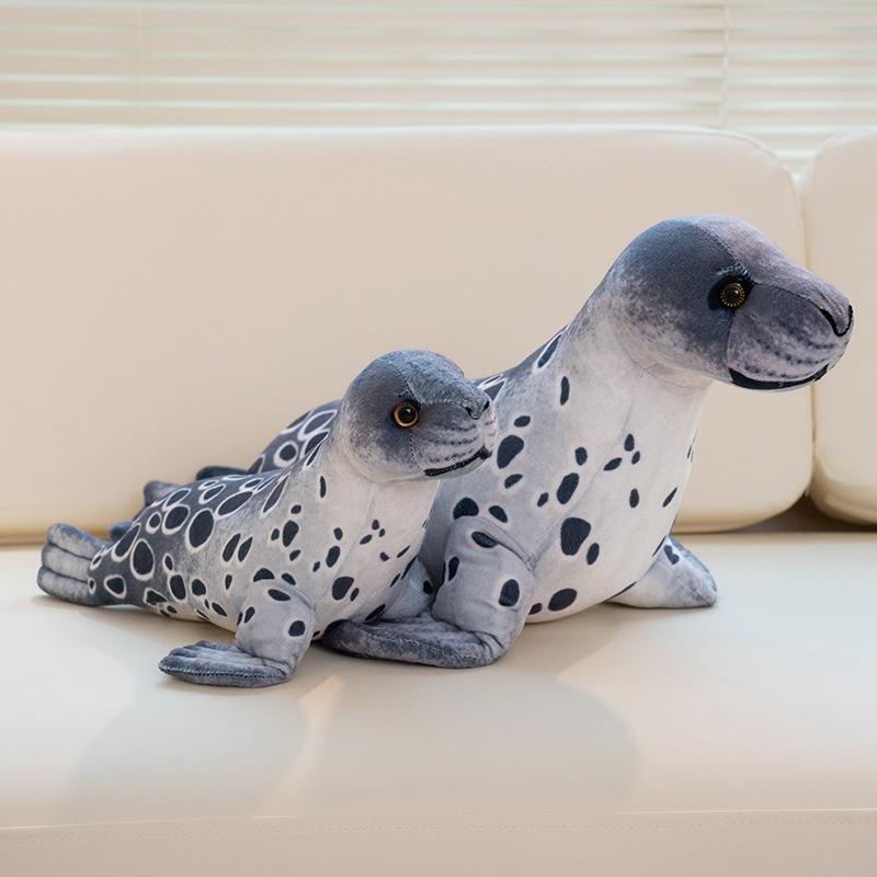 Cartoon Simulation Seal Doll Plush Toy Aquarium Sea Lion Doll Home Pillow Children Soothing Doll