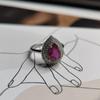Silver Ring with a Natural Ruby 3.013ct, Item Weight 3.69 G (2182429)