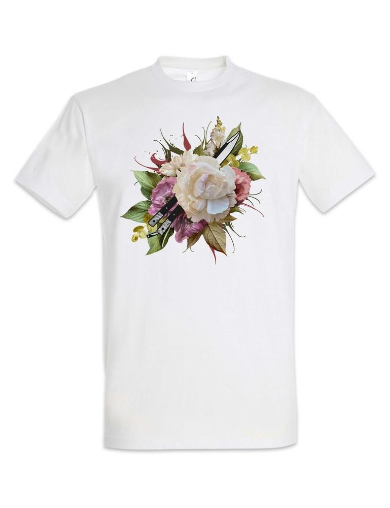 Knife And Flowers T-Shirt Tattoo Artist Oldschool Flash Mandala Newschool