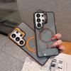 S26 Ultra Camera Holder Magnetic Phone Case for Samsung Galaxy S26 S2 S22 S24 S23 Ultra S24 FE S26 Plus Edge Acrylic Cover