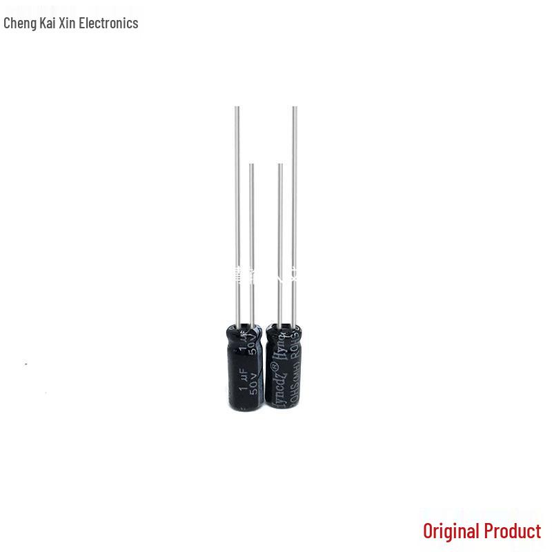 Original 50V 1uF Aluminum Electrolytic Capacitor 5x11 - Large Stock Available
