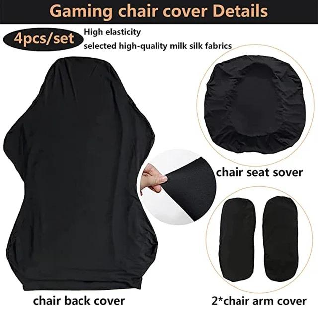 Office Gaming Chair Covers Armchair Slipcovers Elasticity Split Computer Seat Cover Anti-dust Rotating Lift Armchair Protector