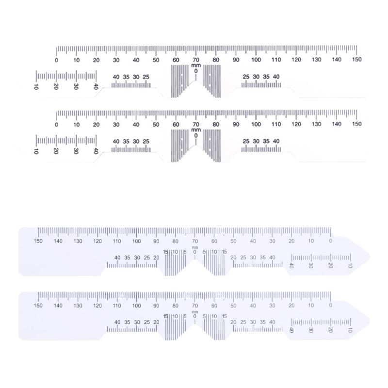 W89C Optical Measuring Eye Measurement Measure Meter Ophthalmic Vernier Glasses Ruler