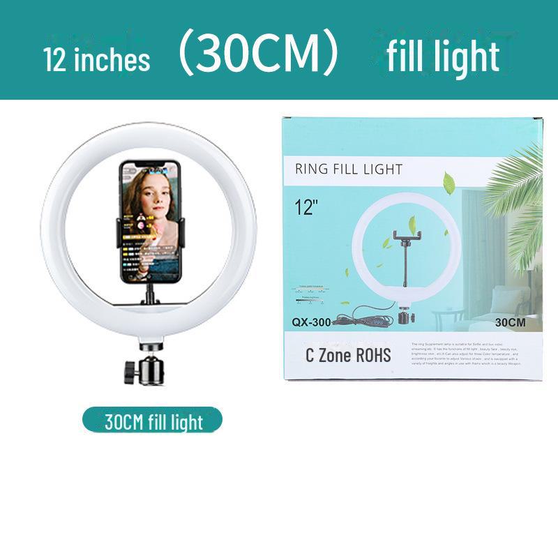 Portable Selfie Ring Light for Enhanced Beauty and Live Broadcast
