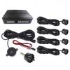 Car Reverse Parking Radar System Car Parking Reverse Backup Radar Sound Alert Backing Radar with 4 Parking Sensors