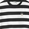 PUMA Downtown Striped T-shirt 'Black White' Men's 630115-01