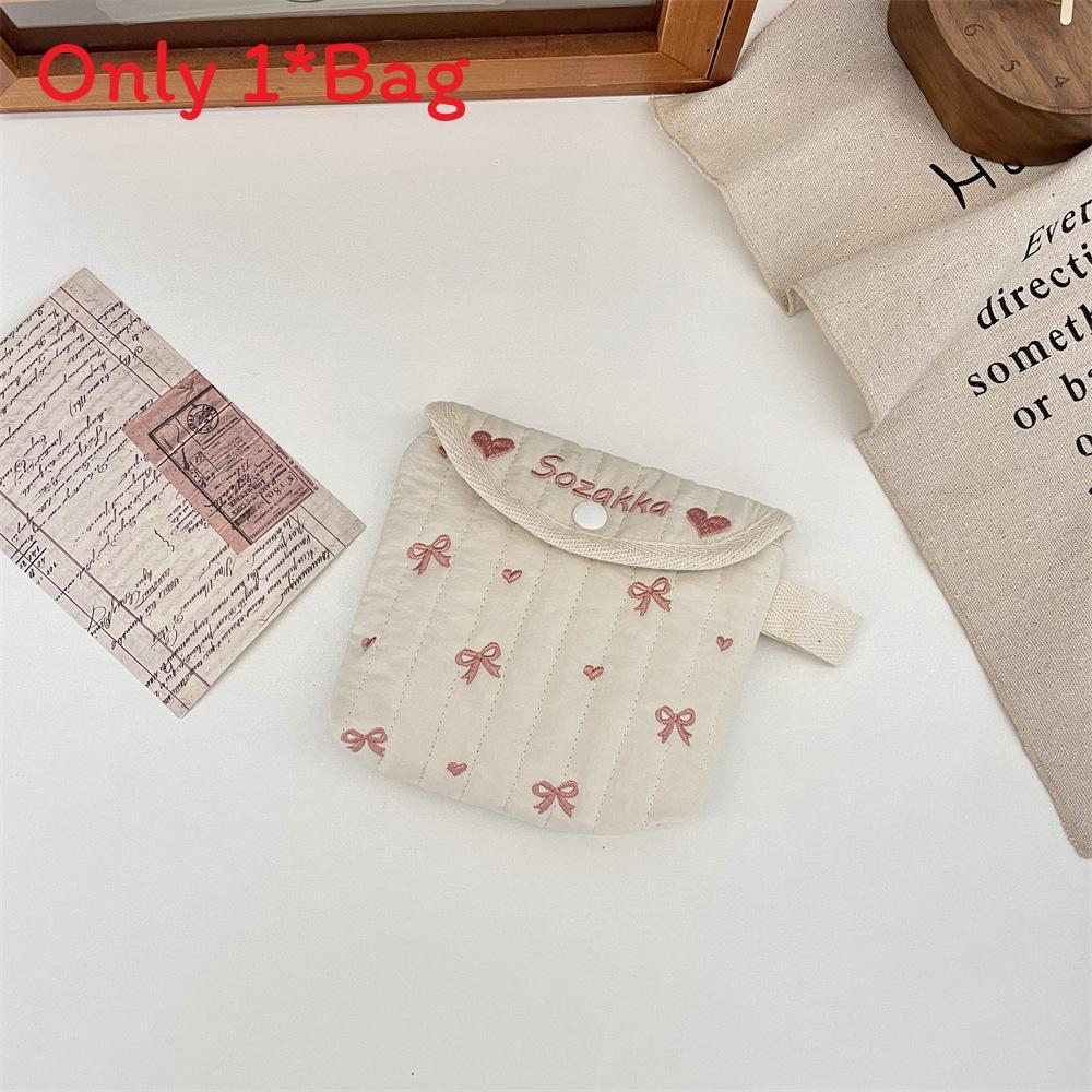 Modern Minimalist Polyester Large Capacity Sanitary Pad Storage Bag For Bedroom Organization