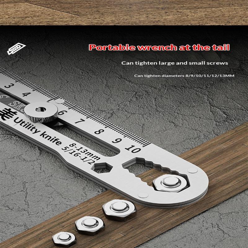 Utility Knife Heavy Duty All Steel Thickened Large Stainless Steel Wallpaper Knife Industrial Grade Durable Tool Holder