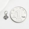S925 Sterling Silver Chinese Copper Coin Pendant for DIY Crystal Bracelet and Necklace Accessories