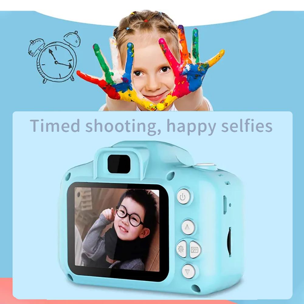 HD Mini Digital Kids Camera X2 Children Camera Can Take Pictures Video Small Camera Photography Children Birthday Gift Kids Toys