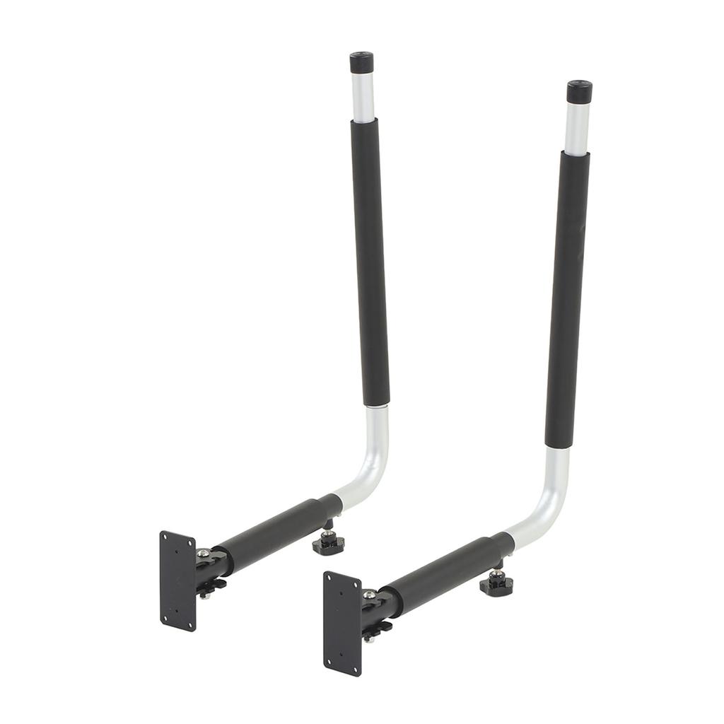 Kayak Storage Rack 40kg Load Bearing Aluminum Alloy Telescopic Surfboard Wall Hanger for Toolbox Roof Box