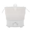 Foldable Electric Cooker Travel Hot Pot 800W 1.2L Silicone Multifunctional Mini Electric Cooker with Steam Rack for