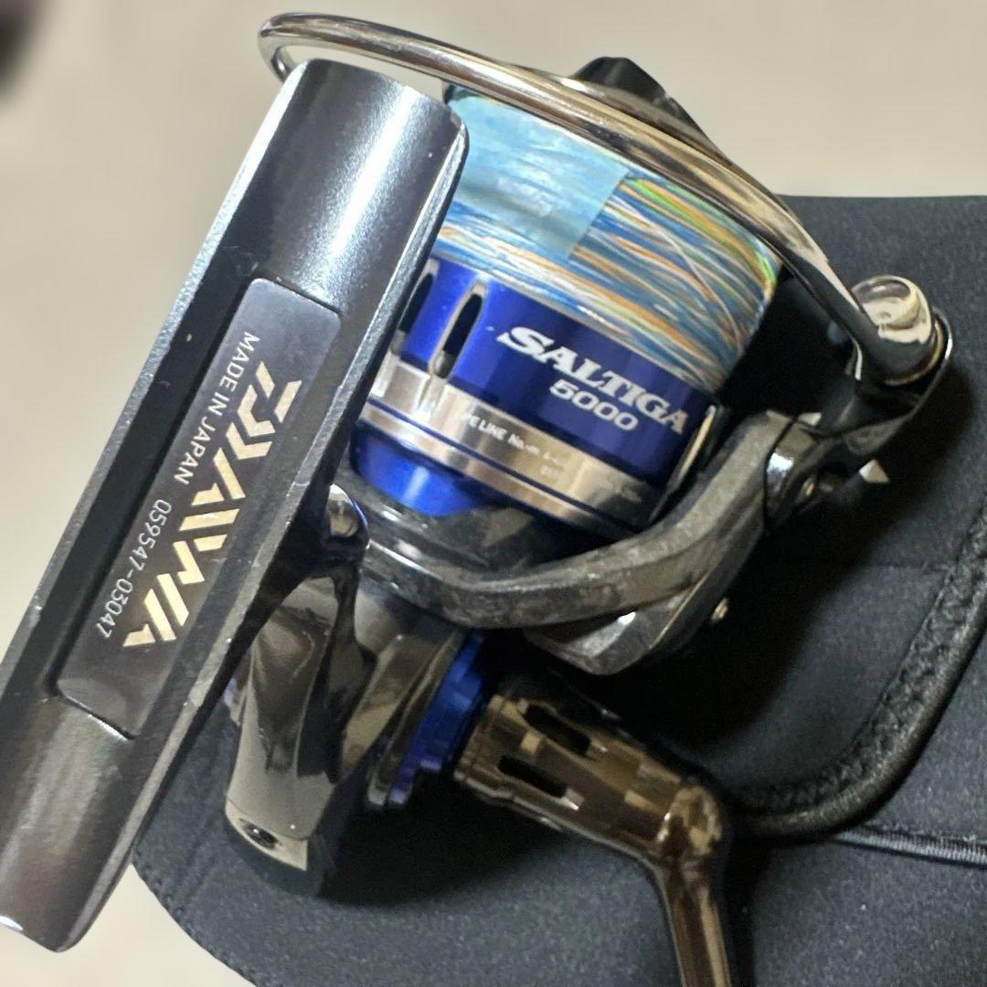 Used Daiwa SALTIGA 5000 spinning reel