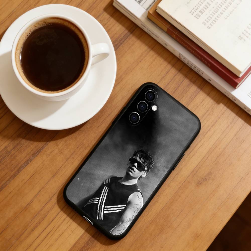 Rappare Nsqk Mobilskal För Samsung Galaxy A73,A72,A71,A70,A53,A52,A51,Andra Mjukt Svart Skydd