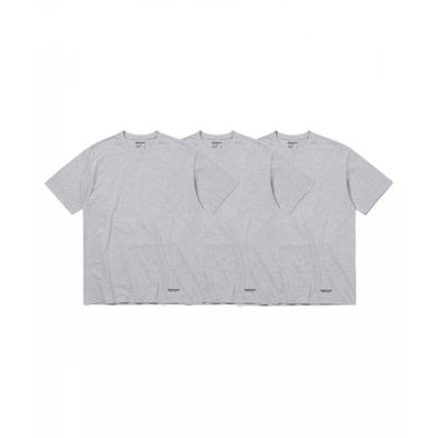 3 Tagless T shirTs heaTher Grey