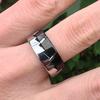 Edc Fidget Sliders Fashion Accessory Ratchet Ring Stress Relief For Adults Metal Adhd Casual Fidget Rings Haptic Coin