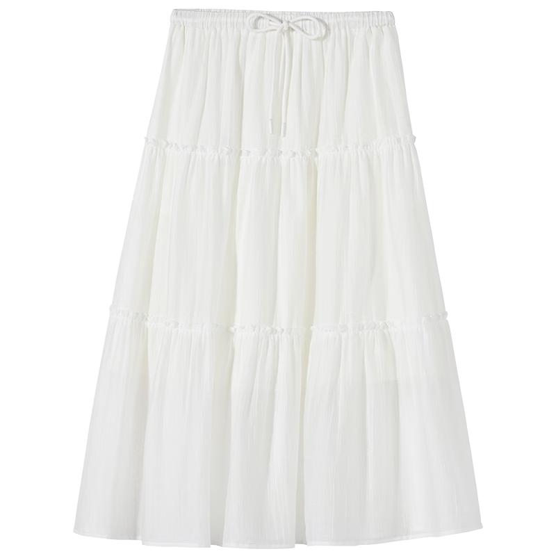 Hotwind Women s Flowy Pleated A-Line Midi Skirt M