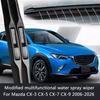 Car Modify Windshield Water Spray Wiper For Mazda CX-3 CX-5 CX-7 CX-9 2006-2026 Auto Wet Arm Cleaning Wiper Exterior Accessory