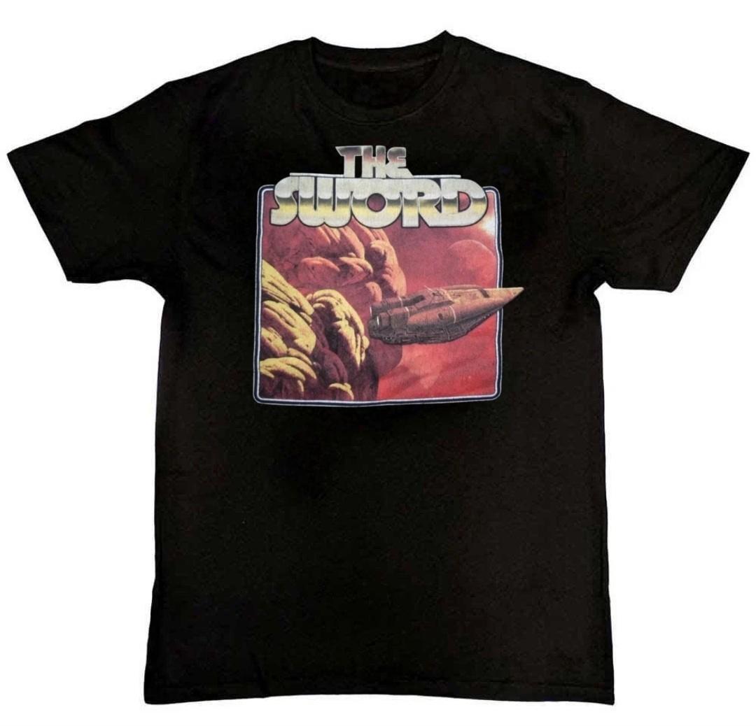 Vintage The Sword Band Graphic Print Mens T-Shirt XXXL
