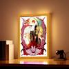 Anime Figure Death Note Light Painting Photo Frame Night Light L Killer Action Figures Room Decor Christmas Gifts Kids Moon Lamp