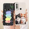 Honor 10i Silicone Phone Case Full Cover For Honor 20 lite 20lite Honor10i Protection Cute Cartoon Girl Design Protective Shell