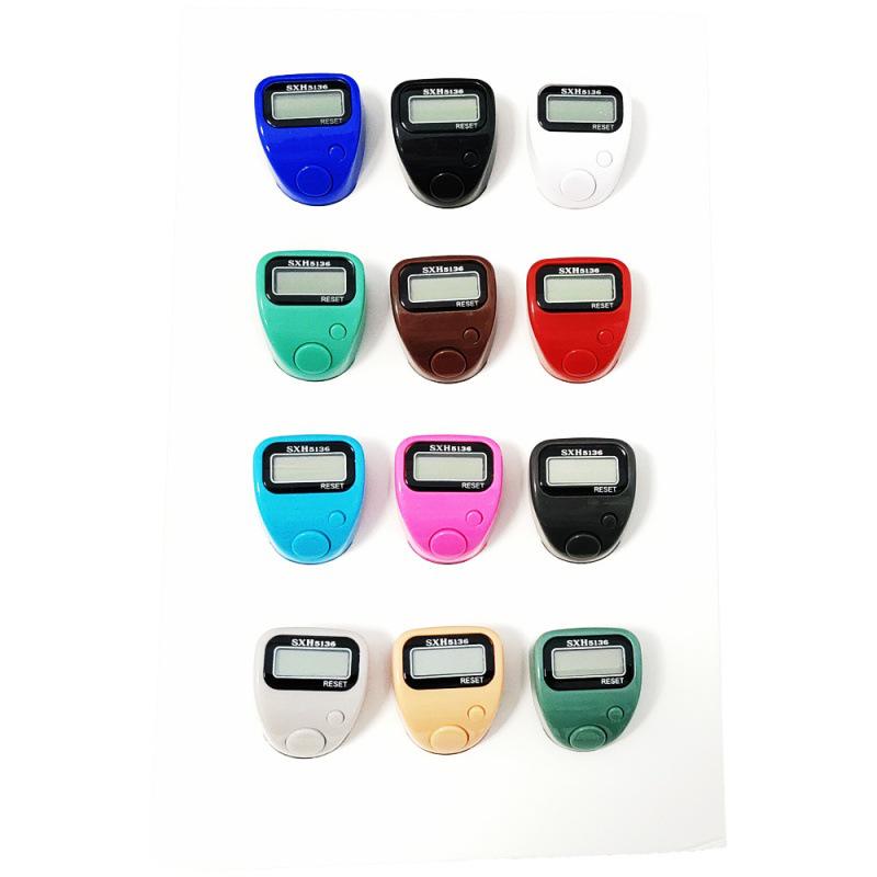 Mini Rhinestone Electronic Finger Ring Counter