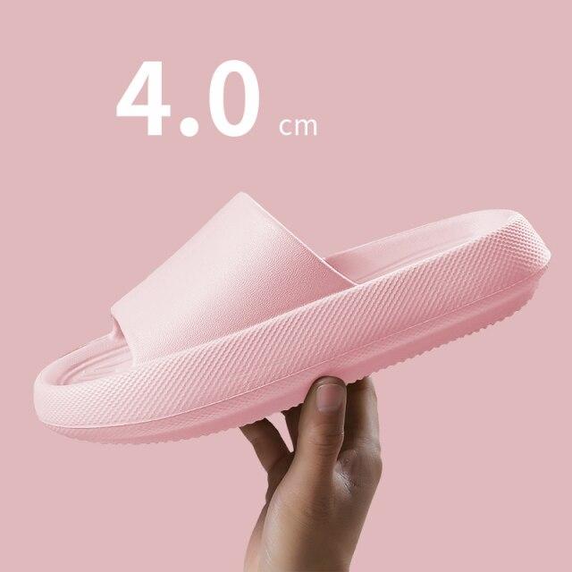 New Women Bathroom Indoor Slippers Unisex Men Slippers Beach Sandals Flip Flops EVA Soft Flat Shoes Female Platform Slippers