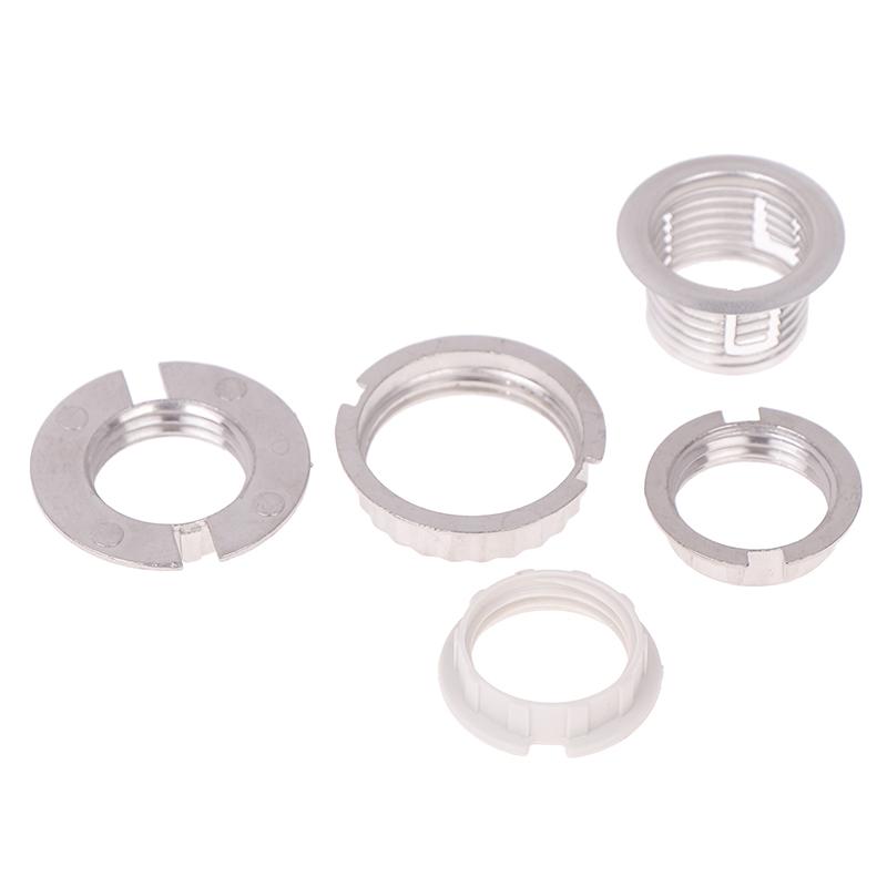 10Pcs G9 Lamp Holder Ring, M20 Lamp Shade Bracket Adapter Ring, Metal Lamp Shade Ring, G9 Lamp Shade Reduction Ring