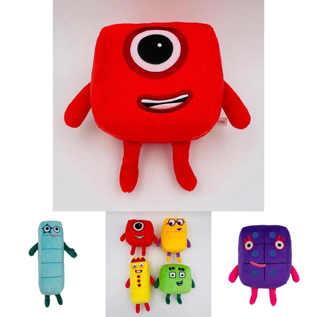Numberblocks Plüschpuppe Weiches und niedliches Stofftier für Kinder Bildend und lustig