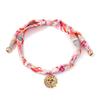 New Personality Trend European and American Simple Fashion Color Silk Scarf Alloy Sunflower Pendant Pull Rope Necklace