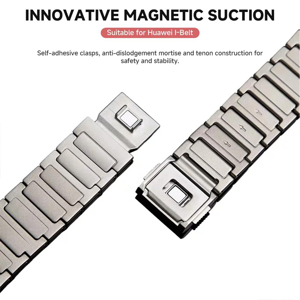 22mm Titanium Magnetic Strap For Huawei Watch5 GT5/4Pro 46mm 4/3 Pro Ultimate Band For Amazfit Balance GTR 4/3/2 47mm Bracelet